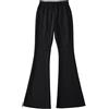 Pantaloni Flared A Campana Con Coulisse In Vita Da Donna Fitness Yoga Sport