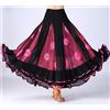 Donna Stanza da Ballo Vestito Danza Moderna Floreale a Balze Valzer Tango Latino