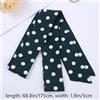1PC Donna Chiffon a Pois Girovita Cintura Fascia Nastro per Vestito Camicia