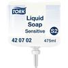 Tork Sensitive Mini Sapone Liquido S2, Dermatologicamente Testato, 8 x 475ml, 420702