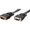 PRO SIGNAL - Cavo di prolunga piatto VGA maschio-femmina, 3 m nero