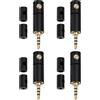 Does not apply 4Pcs 2.5Mm Stereo Maschio Jack Spina Parte Di Ricambio 4 Poli Connettore Audio C
