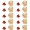 10 Pairs Tappo Per Bocca in Rame Macchina Del Fumo Ugello Della Pompa