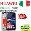 Huawei DISPLAY HUAWEI P20 Lite / NOVA 3e LCD SCHERMO TOUCHSCREEN FRAME VETRO NERO TOP