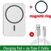 POWER BANK DA AUTO MAGNETICO 12000 mAh CARICABATTERIE SMARTPHONE WIRELESS