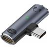 Adattatore Audio USB-C Tipo C a 3,5 Mm Audio DAC AUX Musica 16 Bit 48 Khz E Adat