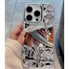 ✅ COVER CUSTODIA MANGA ONE PIECE SOFT TOUCH TPU FOR IPHONE 12/13/14/15 PRO MAX✅