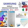 SAMSUNG GALAXY A21S - A217 - A 21s - DISPLAY TOUCHSCREEN VETRO ORIGINALE REALE