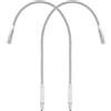 2 Pcs Lampada Luce Flessibile Collo D'oca Notturna Alimentata USB