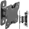 Does not apply Supporto Monitor Muro S3711 Girevole Inclinabile Fisso Schermo PC 13"-27" 33-69