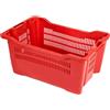 EffeDecor 10 PZ CASSETTA AGRICOLA IN PLASTICA SEMIFORATA IMPILABILE PER ALIMENTI OLIVE