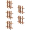 5 Pcs Piccoli Scatoloni Divisore Per Bicchieri Piccole Scatole Bianche