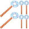 6 ciambelle gonfiabili: palloncino per feste a forma di ciambella da 80 cm/32