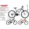 GIRARDENGO MASCIAGHI BICI 26 FULL BIAMMORTIZZATA COLORI ASSORTITI