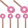 6 ciambelle gonfiabili: palloncino per feste a forma di ciambella da 80 cm/32