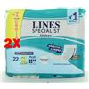 Lines 2 X Lines Specialist Rettangolare Assorbenti Con Barriera 22 Pezzi - Dispositiv