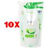 Dove 10 X Dove Sapone Liquido Mani Ricarica Busta Cucumber & Green Tea Scent 500 Ml