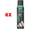 Adidas 6 X Adidas Deodorante Spray 72h Anti-perspirant Fresh Endurance 150 Ml