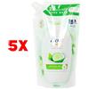 Dove 5 X Dove Sapone Liquido Mani Ricarica Busta Cucumber & Green Tea Scent 500 Ml