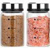 Does not apply 2Pcs 150Ml Barattoli Spezie Con Coperchi Rotanti E 4 Tipi Fori Contenitori Versa