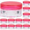 24 vasetti per crema, vasetti per cosmetici riutilizzabili, contenitori da