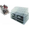 ORGANIZZATORE PORTATRUCCO COSMETICI BOX TRUCCO PORTA TRUCCHI ROSSETTI MAKE UP