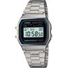 Casio Orologio CASIO A158WA-1DF Uomo Donna Unisex VINTAGE Classico Acciaio Sveglia DD