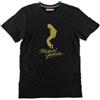 PAYPER T-shirt Michael Jackson stampa autografo oro cantante cotone nera MJ anni 80 90