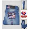 Wampum jeans uomo slim fit elasticizzato Pantalone Regular stretch vita media 50