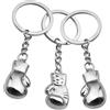 3 Pcs Ciondolo Guantoni Boxe Catena Di Sacchetti Accessori Portachiavi