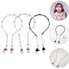 3 pezzi per le perle della fascia per perle con nappe per bambini per capelli