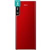 Hisense RR220D4ERE - Frigorifero monoporta con scomparto congelatore, Libera installazione, 165 L, apertura porta a destra, colore rosso