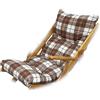EffeDecor Cuscino Imbottito per Sedia Sdraio Poltrona Reclinabile ricambio HARMONY legno