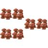 8 figurine di cani in miniatura, piccole sculture di cuccioli, modelli di cani,