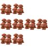8 figurine di cani in miniatura, piccole sculture di cuccioli, modelli di cani,