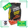 Buffoli grill Carbonella in sacco da 5 kg Carbone di legna di altissima qualità 100% naturale