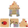 Rettile Box Ornament Fish Tank Adornment Resina Crawl Pet Hideout House per la