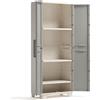 EffeDecor ARMADIO IN RESINA BASSO PORTASCOPE TUTTOPIANI BEIGE PER ESTERNO O INTERNO