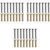 16 Pcs Rivetto Ombrellone Stecche Ricambio Parti Di Riparazione Per Ombrelli