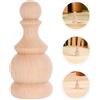 6 Pcs Fuso Della Ringhiera Fusi Decorativi Non Finiti Colonnine Legno