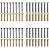 16 Pcs Rivetto Ombrellone Stecche Ricambio Parti Di Riparazione Per Ombrelli