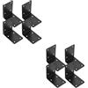 4 Pcs Squadretta Angolare Staffa Per Rinforzo Di Supporto Sullo Scaffale