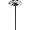 Lampione Faro Giardino Stradale Crepuscolare Ufo Pannello Solare