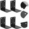 4 Pcs Squadretta Angolare Staffa Per Rinforzo Di Supporto Sullo Scaffale