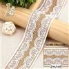Nastro In Juta In Pizzo 2M Rullo Cinghia In Lino Decorazione Per Tende Fai Da Te