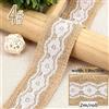 Nastro In Juta In Pizzo 2M Rullo Cinghia In Lino Decorazione Per Tende Fai Da Te