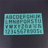 4 Pcs Stencil Di Numeri Strumenti Redazione Per Verniciatura Spruzzo