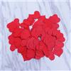 100 Pcs Cuori in Legno Rossi A Forma Di Cuore Arredamento San