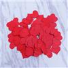 100 Pcs Cuori in Legno Rossi A Forma Di Cuore Arredamento San