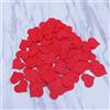 100 Pcs Cuori in Legno Rossi A Forma Di Cuore Arredamento San